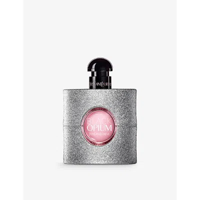 Saint Laurent Womens Black Opium Glitter Eau De Parfum 50ml