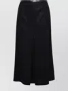 Saint Laurent Midi Skirt In Wool