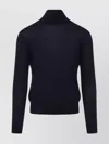 Saint Laurent Wool And Cashmere Turtleneck Pullover In Blue