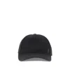 Saint Laurent Wool Baseball Cap In Black