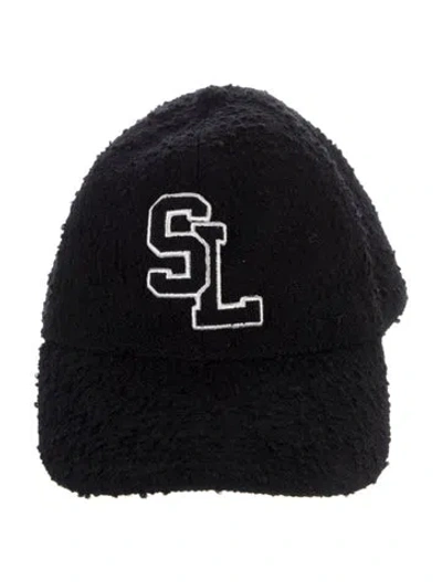 Pre-owned Saint Laurent Wool Baseball Cap In Black