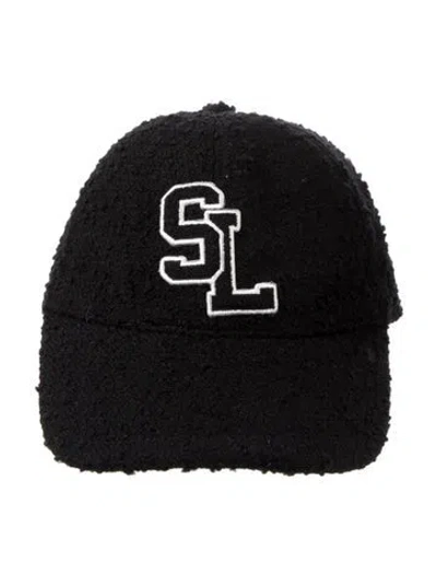 Pre-owned Saint Laurent Wool Baseball Cap In Black