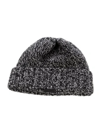 Pre-owned Saint Laurent Wool Beanie In Black