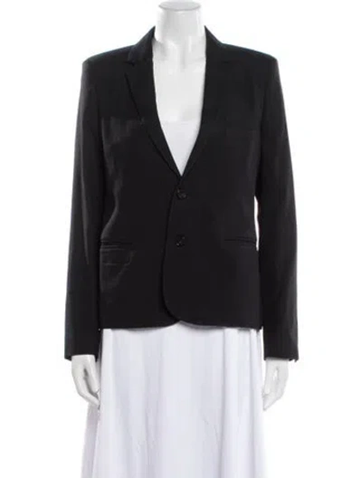 Pre-owned Saint Laurent Wool Blazer In Black