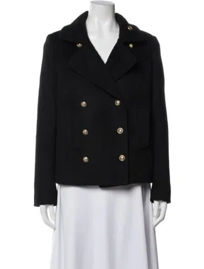 Pre-owned Saint Laurent Wool Blazer In Black