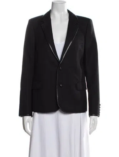 Pre-owned Saint Laurent Wool Blazer In Black