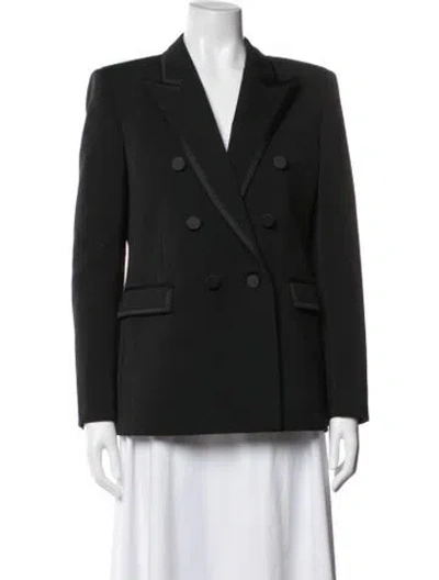 Pre-owned Saint Laurent Wool Blazer In Black
