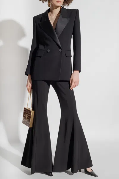 Saint Laurent Wool Blazer In Black