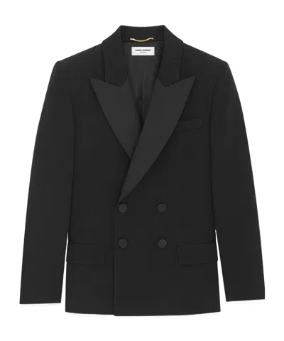 SAINT LAURENT SAINT LAURENT TUXEDO DOUBLE-BREASTED JACKET