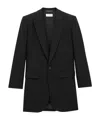 Saint Laurent Wool Blazer In Black