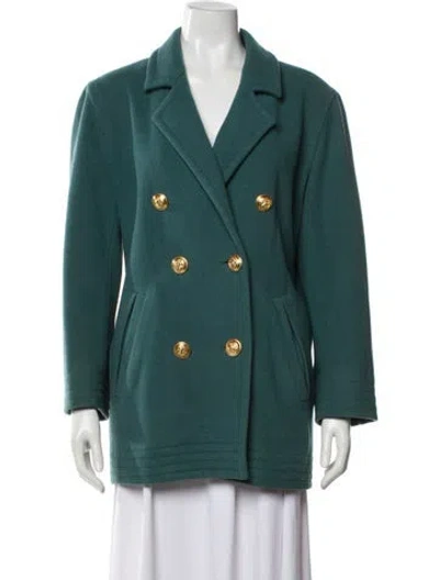Pre-owned Saint Laurent Wool Blazer In Blue