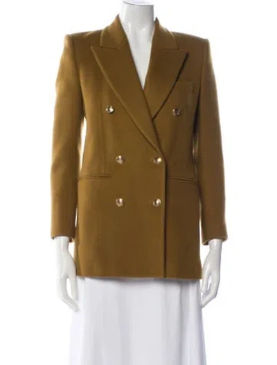 Pre-owned Saint Laurent Wool Blazer In Brown