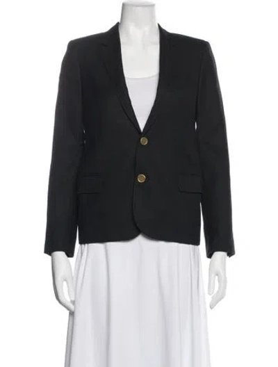 Pre-owned Saint Laurent Wool Blazer In Gray