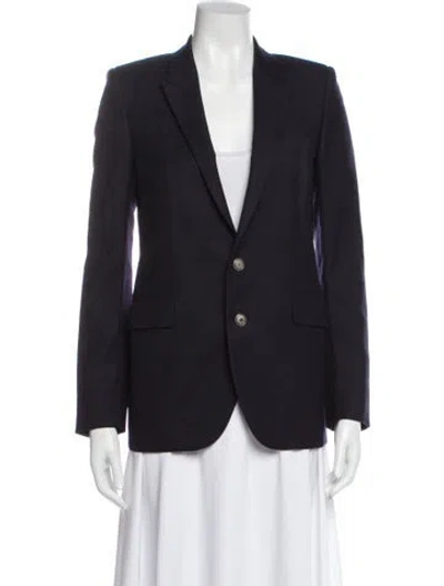Pre-owned Saint Laurent Wool Blazer In Gray