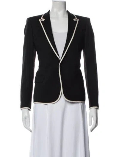 Pre-owned Saint Laurent Wool Blazer In Gray