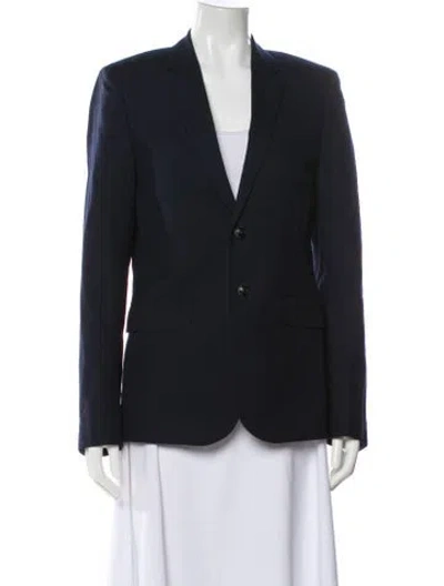 Pre-owned Saint Laurent Wool Blazer In Gray
