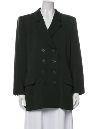 Pre-owned Saint Laurent Wool Blazer In Green