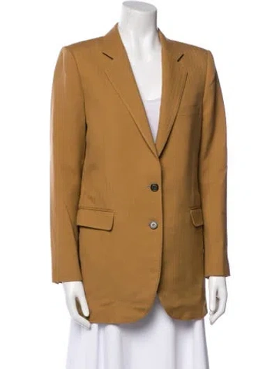 Pre-owned Saint Laurent Wool Blazer In Neutral