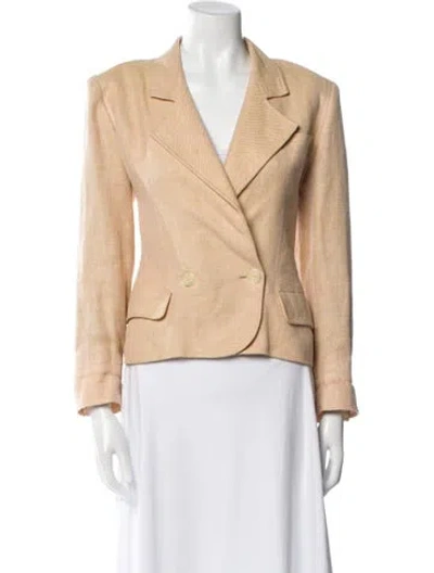Pre-owned Saint Laurent Wool Blazer In Neutral