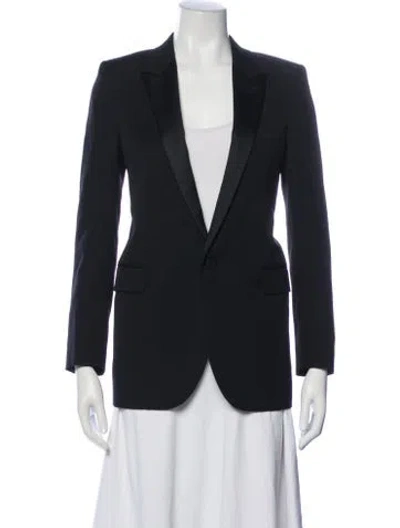 Pre-owned Saint Laurent Wool Blazer W/ Tags In Black