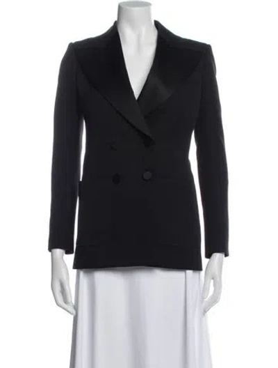 Pre-owned Saint Laurent Wool Blazer W/ Tags In Blue