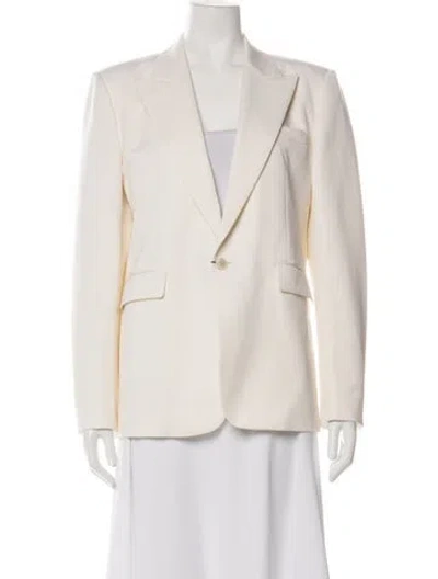 Pre-owned Saint Laurent Wool Blazer W/ Tags In Neutrals