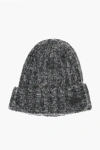Saint Laurent Men's Cuffed Beanie In Wool And Mohair
