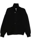 Saint Laurent Men Blouson Cardigan Poc In Black