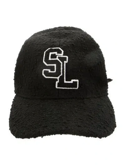 Pre-owned Saint Laurent Wool Cap In Black