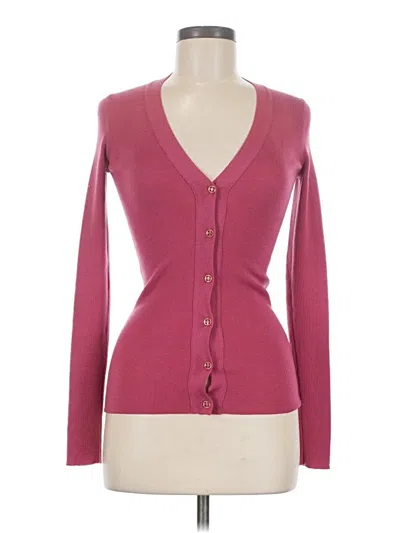 Pre-owned Saint Laurent Wool Cardigan Sweater In Pink