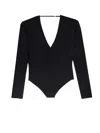 Saint Laurent V-neck Fine-knit Bodysuit