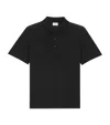 Saint Laurent Shirt With Polo Collar And Short Sleeves In Black