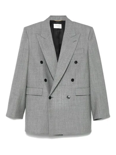 Saint Laurent Wool Chiné Jacket