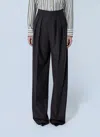 Saint Laurent Wool Chiné Pants