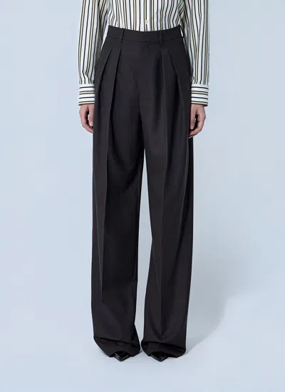 Saint Laurent Wool Chiné Pants