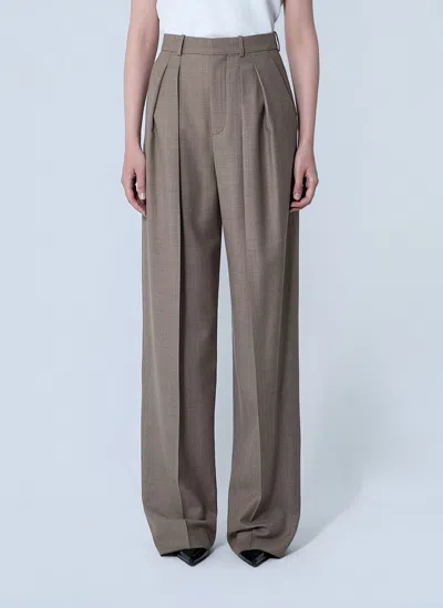 Saint Laurent Wool Chiné Pants