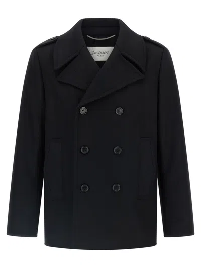 SAINT LAURENT WOOL COAT