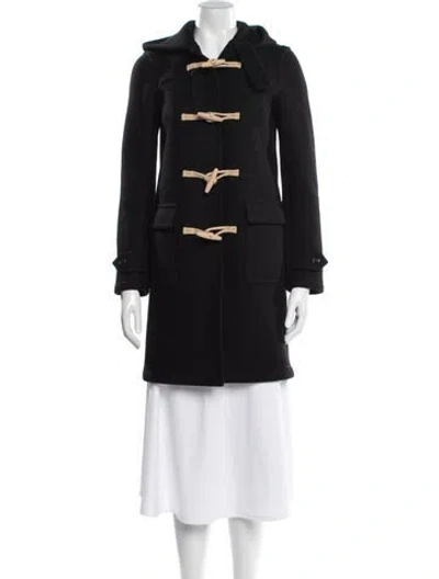 Pre-owned Saint Laurent Wool Coat In Black