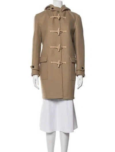Pre-owned Saint Laurent Wool Coat In Neutrals
