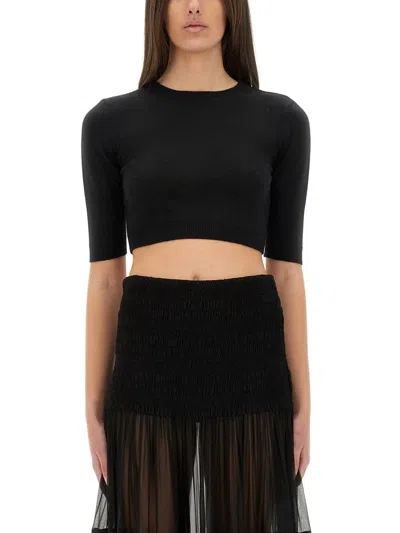 Saint Laurent Wool Crop Top