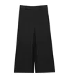 Saint Laurent Wool Culottes Trousers In Black
