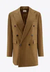 Saint Laurent Wool Double-breasted Blazer