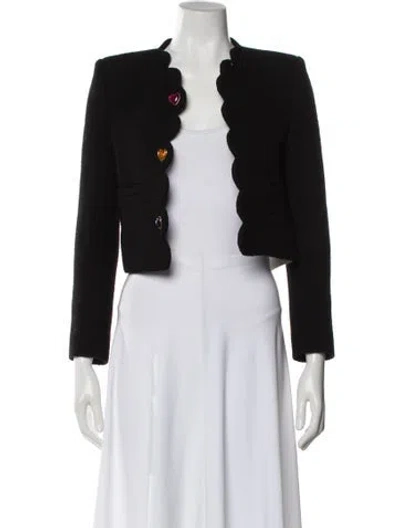 Pre-owned Saint Laurent Wool Evening Jacket In Black