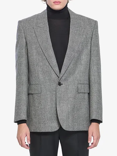 SAINT LAURENT WOOL FLANNEL JACKET