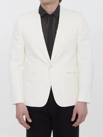SAINT LAURENT WOOL GABARDINE JACKET