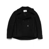 Saint Laurent Wool Jacket In Black