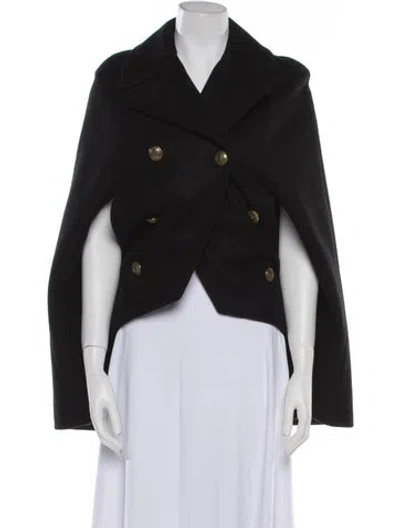 Pre-owned Saint Laurent Wool Jacket In Black
