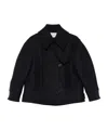 Saint Laurent Wool Jacket In Black