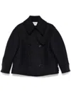 Saint Laurent Wool Jacket In Blue