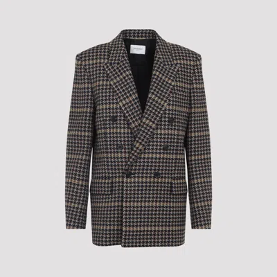 Saint Laurent Wool Jacket In Multi